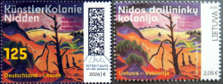 Germany Lithuania 2026 Nida Artists Colony Painting Joint issue both countries set MNH