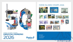 Faroe Islands Denmark 2026 Stamps and block's Year set in official folder MNH