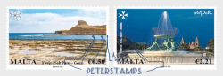 Malta 2026 SEPAC Joint issue Iconic Landmarks Set of 2 stamps MNH