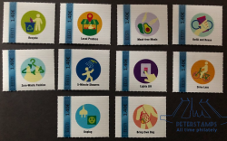 Estonia 2020 ActNow joint issue RARE set of 10 stamps MNH