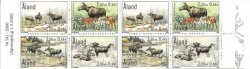 Aland Islands Åland Finland 2000 Moose Elk booklet of 2 sets mint