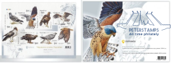 Ukraine 2020 Birds of Prey limited edition imperforated RARE block in special holder MNH