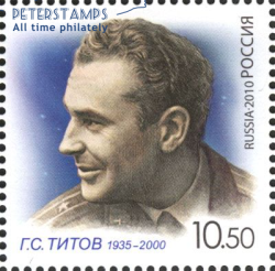 Russia 2010 75th of cosmonaut German Titov Stamp MNH